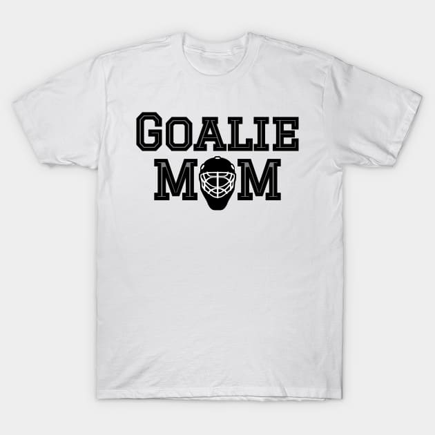 Hockey Goalie Mom T-Shirt by College Mascot Designs